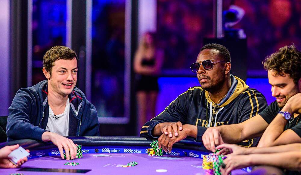 Paul Pierce takes part in a poker tournament