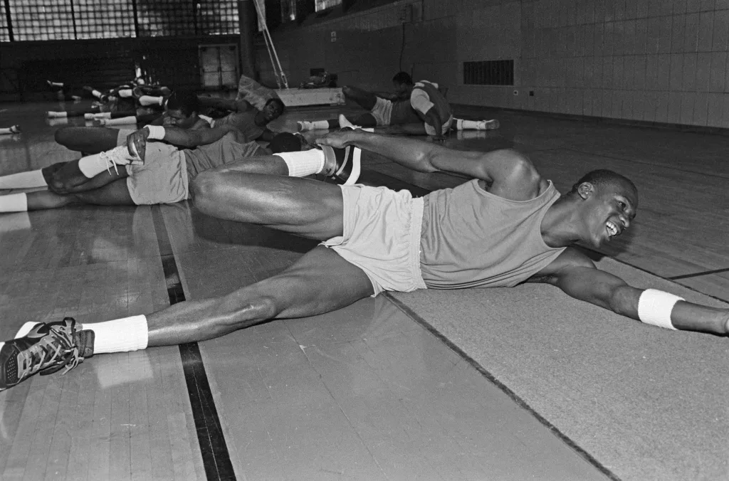 Michael Jordan entraînement