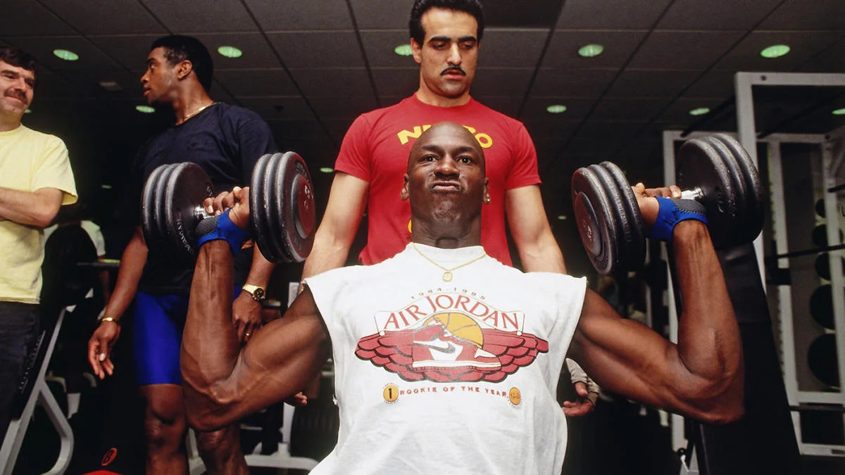 Michael Jordan entraînement