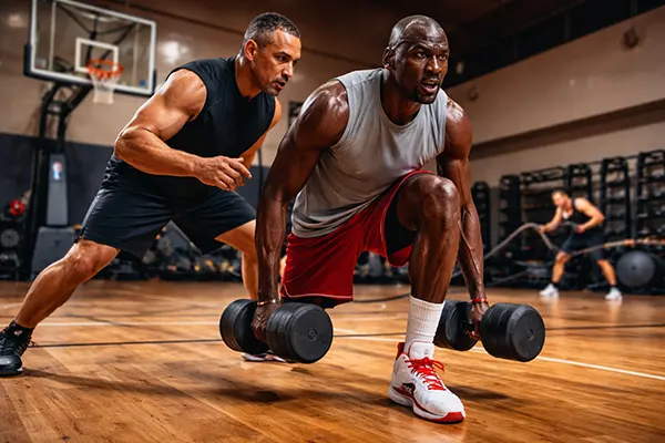 Athletische Gym-Szene